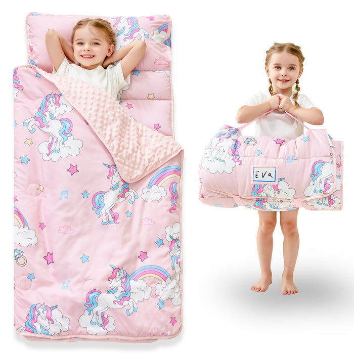 Cozy Comfort Nap Mat - Pink Unicorn