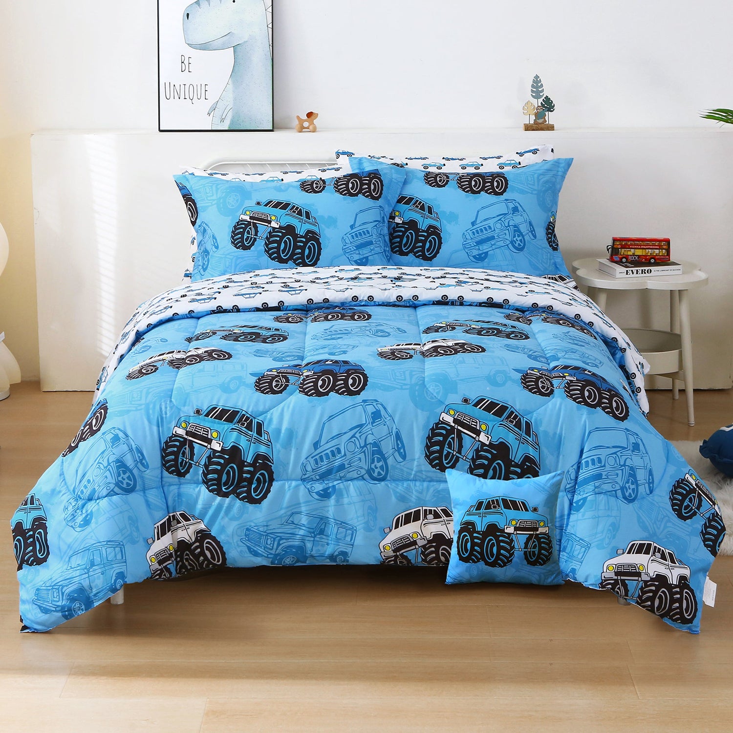 Jeep Blue Kids Comforter Sets– 6 or 8 Piece Options
