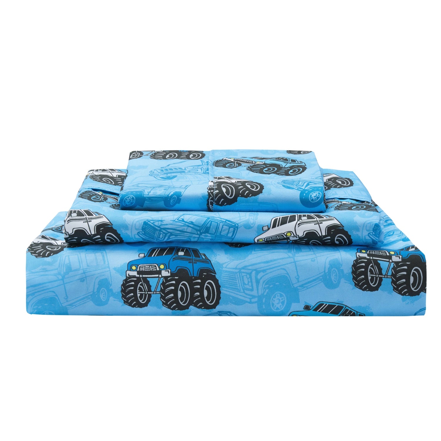 Truck - tastic Adventure 3 4 PCs TWIN Full Bed Sheet