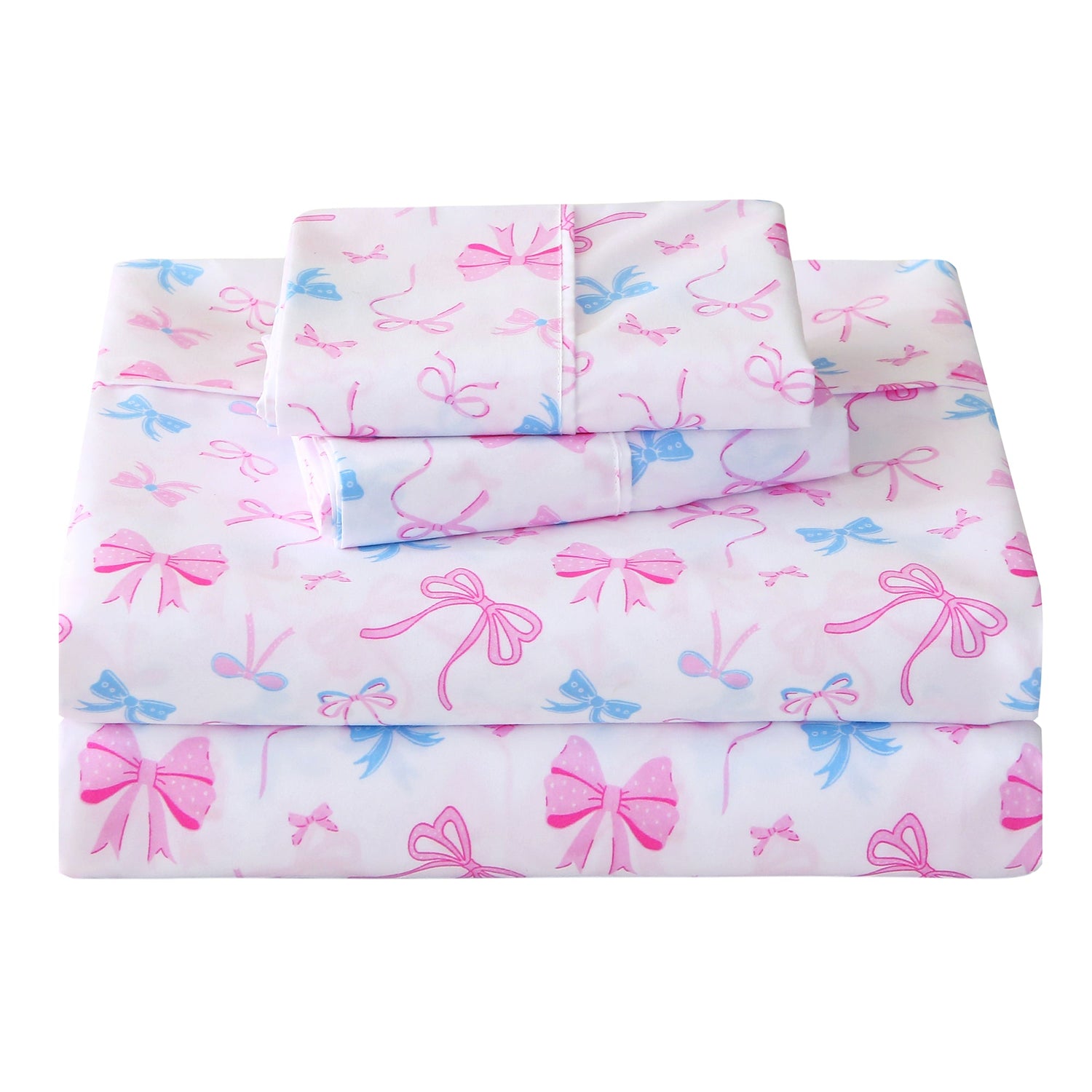 Bow - tastic Party 3 4 PCs TWIN Full Bed Sheet