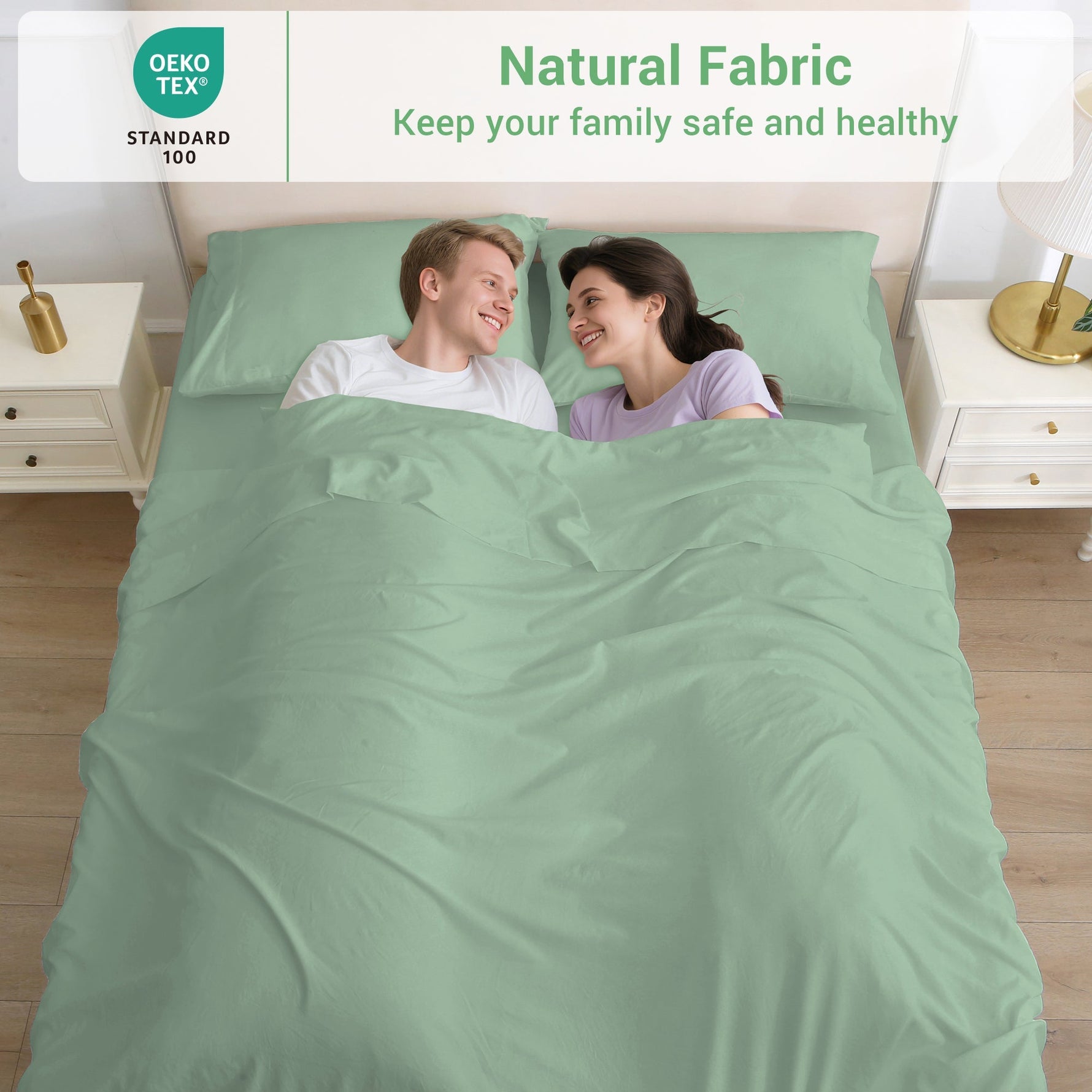 4-Piece Essential Sheet Set - Sage Green image 4