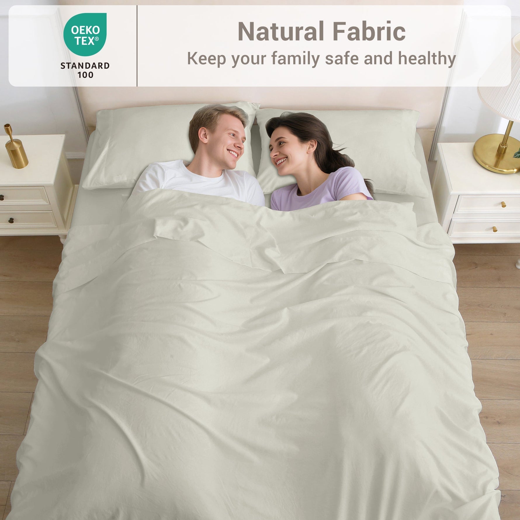 4-Piece Essential Sheet Set - Beige image 7