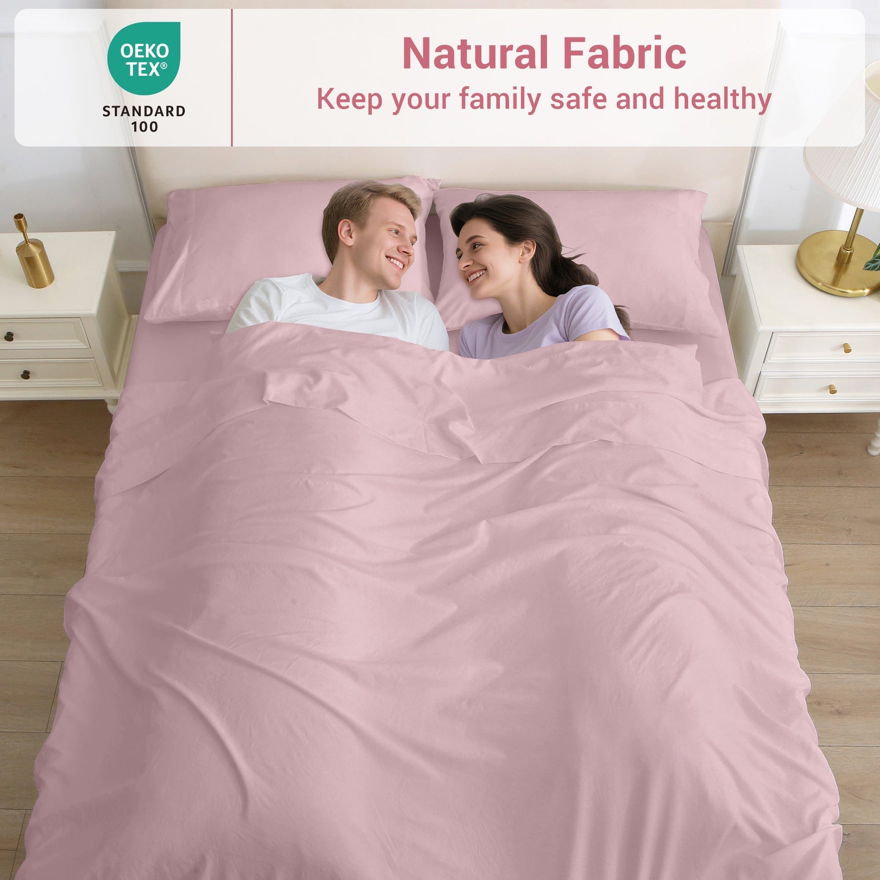 4-Piece Essential Sheet Set - Pink image 5