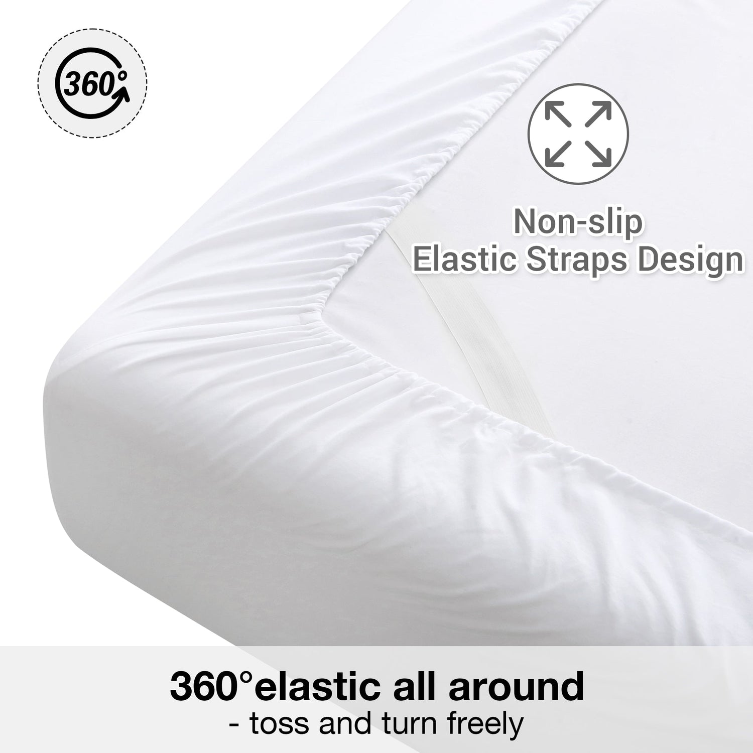 4-Piece Essential Sheet Set - White image 1