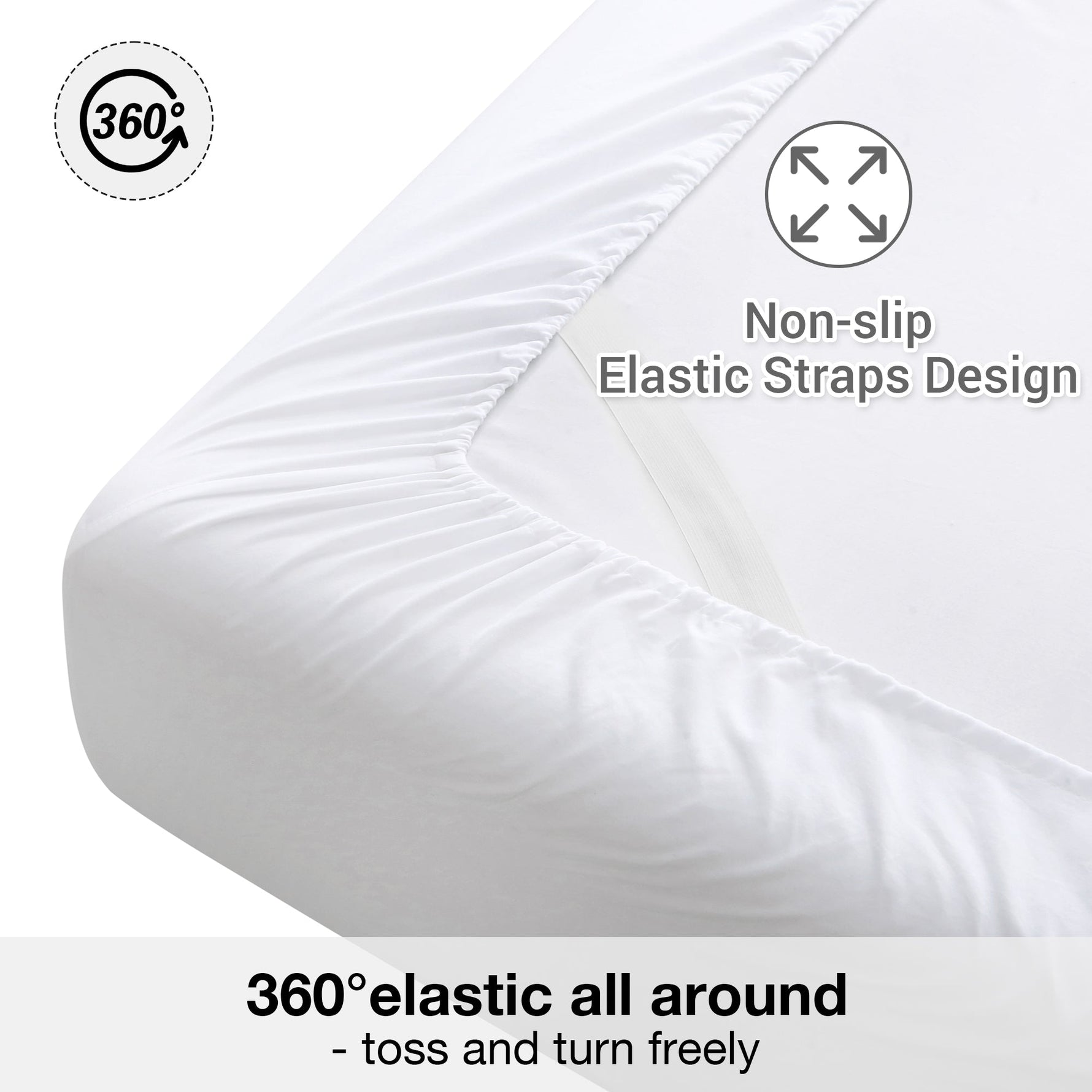 4-Piece Essential Sheet Set - White image 1