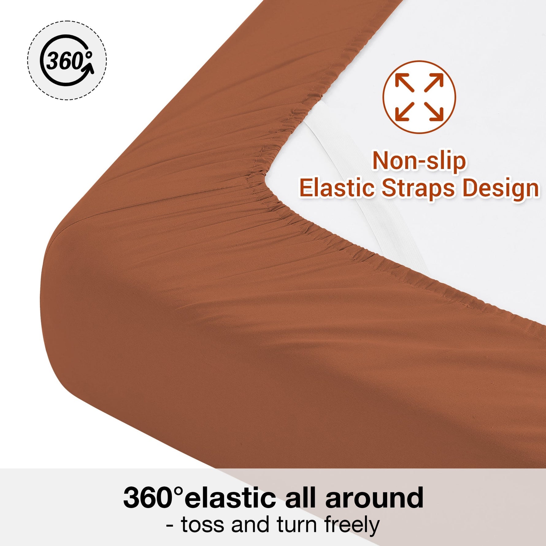 4-Piece Essential Sheet Set - Caramel image 6