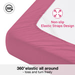 4-Piece Essential Sheet Set - Rose Red image 7