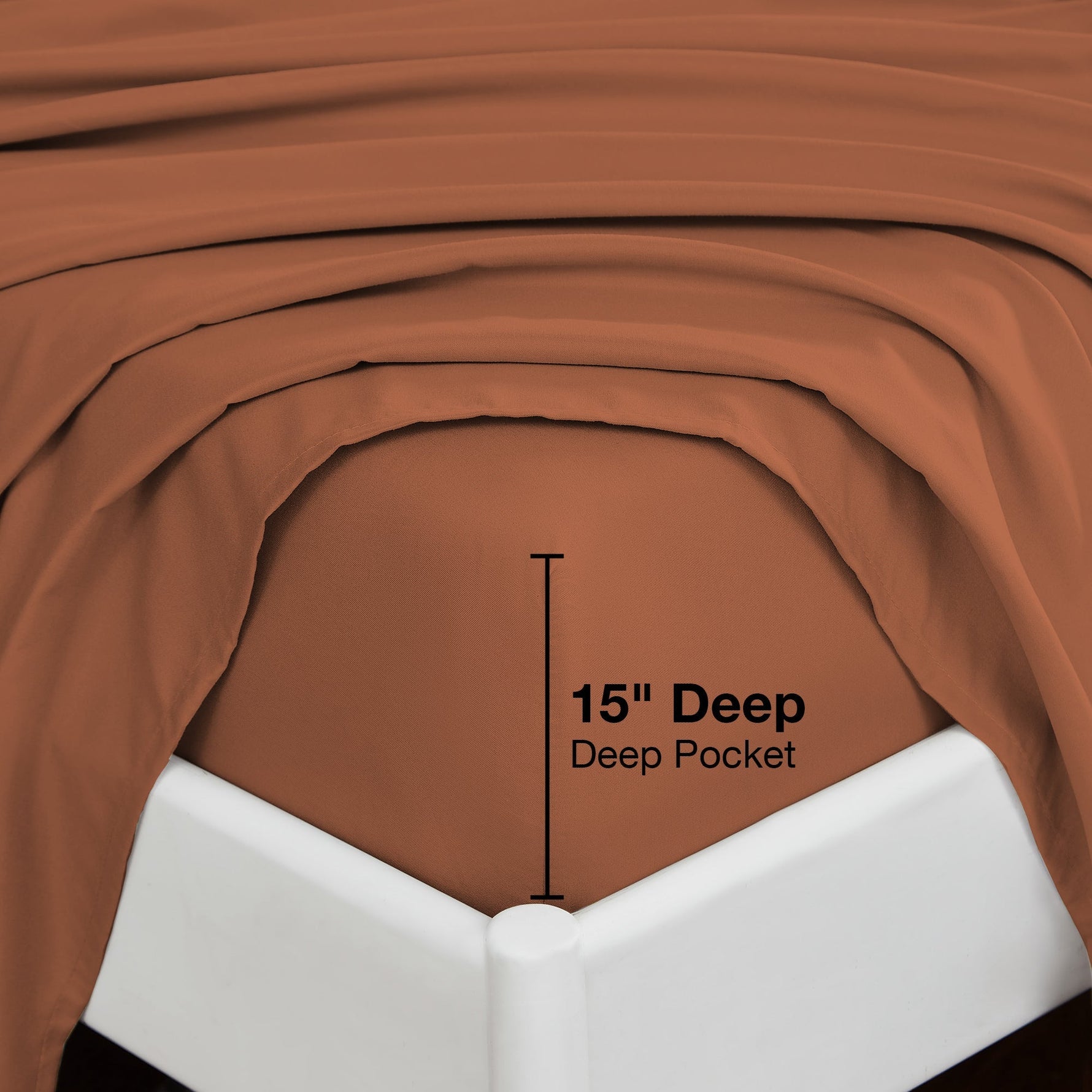 4-Piece Essential Sheet Set - Caramel image 7