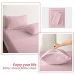4-Piece Essential Sheet Set - Pink image 2
