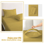 4-Piece Essential Sheet Set - Turmeric image 2
