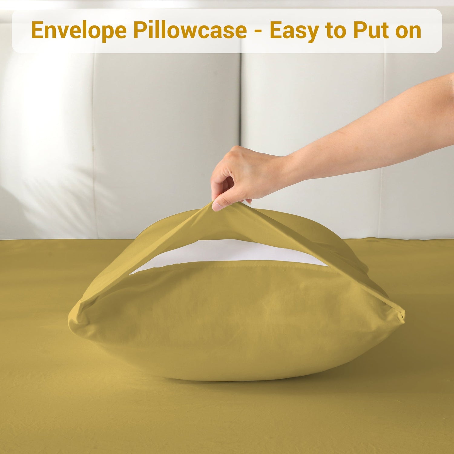 4-Piece Essential Sheet Set - Turmeric image 3