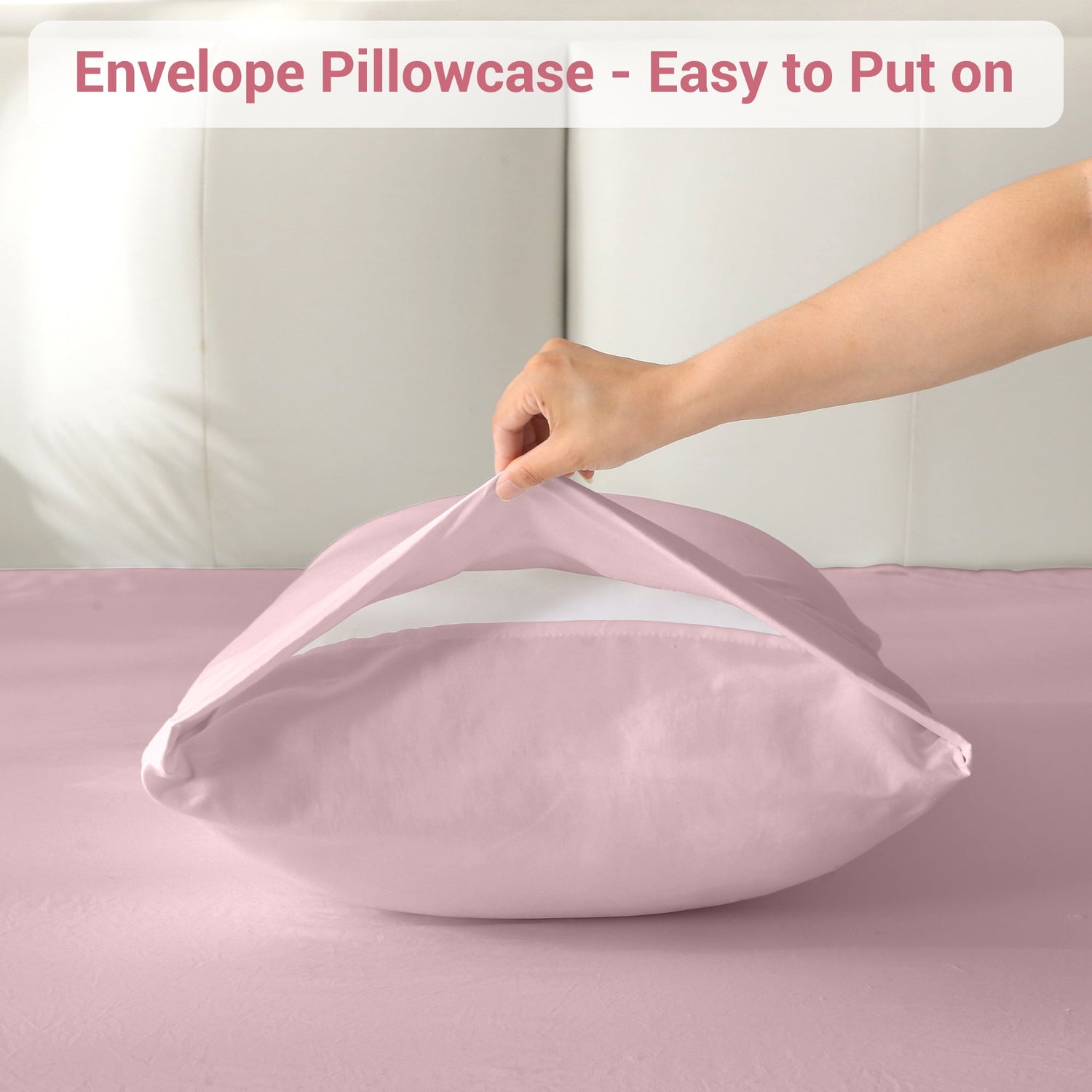 4-Piece Essential Sheet Set - Pink image 3