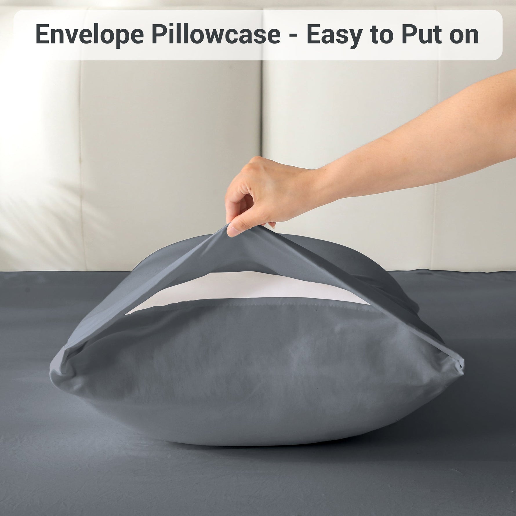 4-Piece Essential Sheet Set - Grey image 3