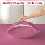 4-Piece Essential Sheet Set - Rose Red image 5