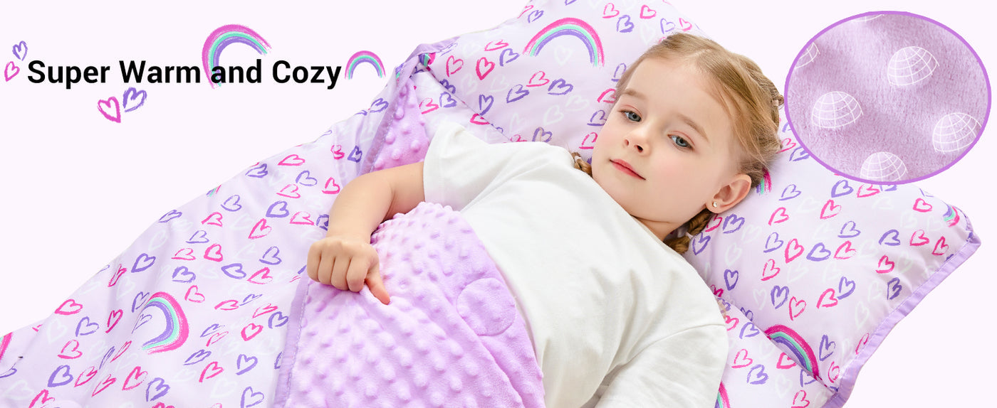 Cozy Comfort Nap Mat - Rainbow detail image 2