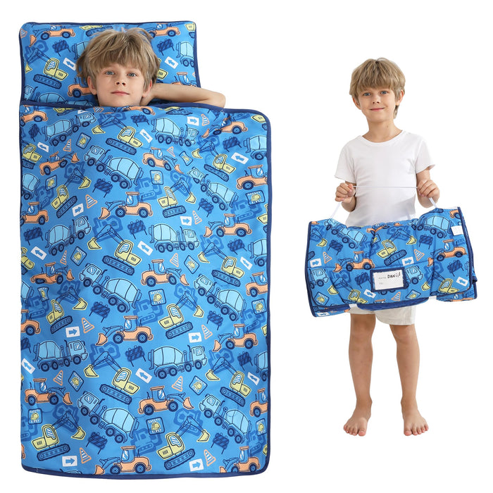 Cozy Comfort Nap Mat - Blue Car