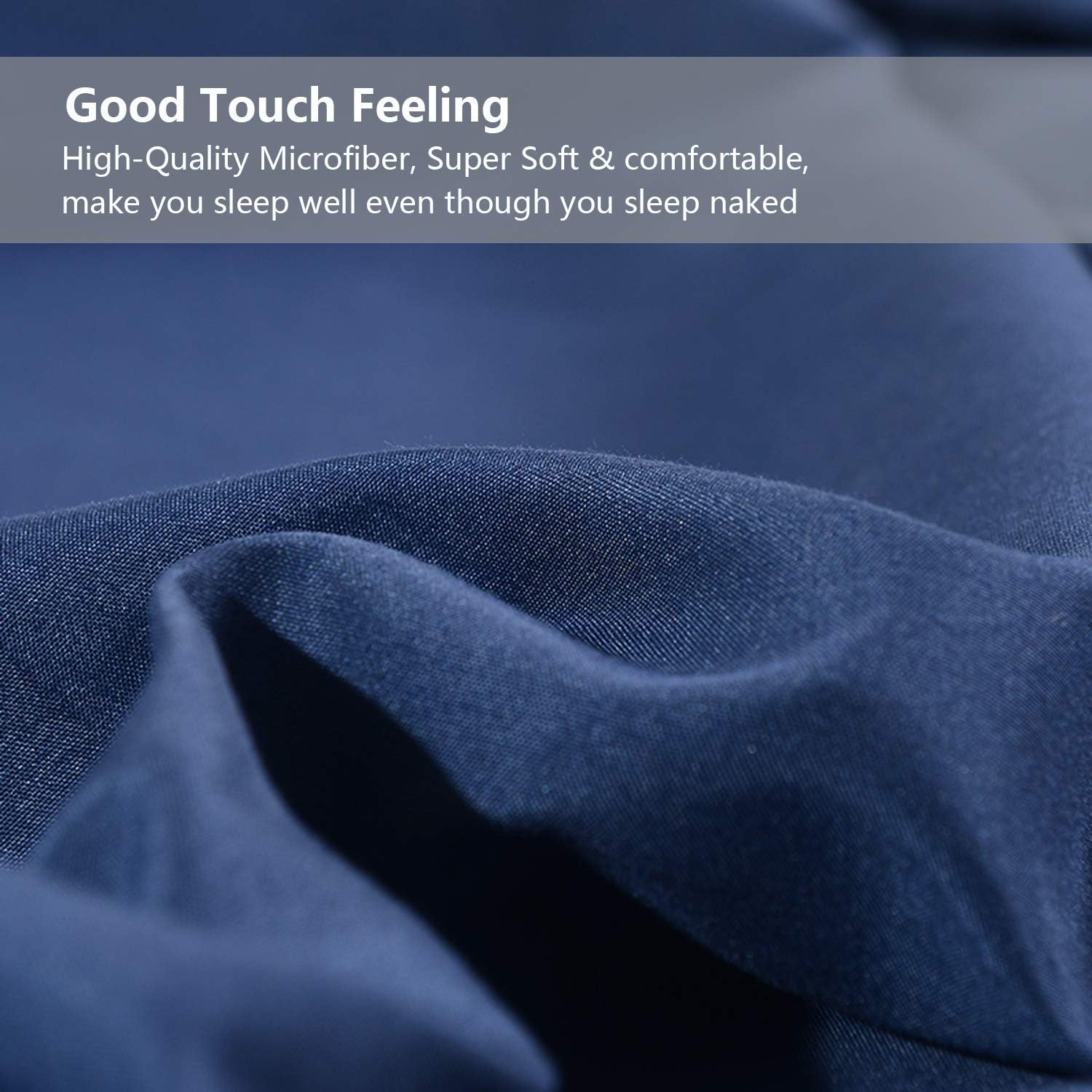 4-Piece Essential Sheet Set - Navy image 2