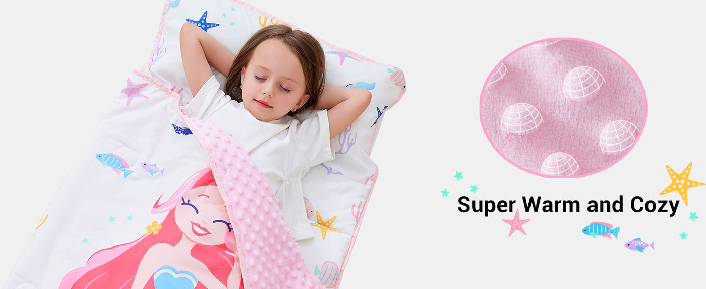 Cozy Comfort Nap Mat - White Mermaid detail image 2