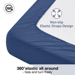 4-Piece Essential Sheet Set - Navy image 3