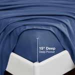 4-Piece Essential Sheet Set - Navy image 4