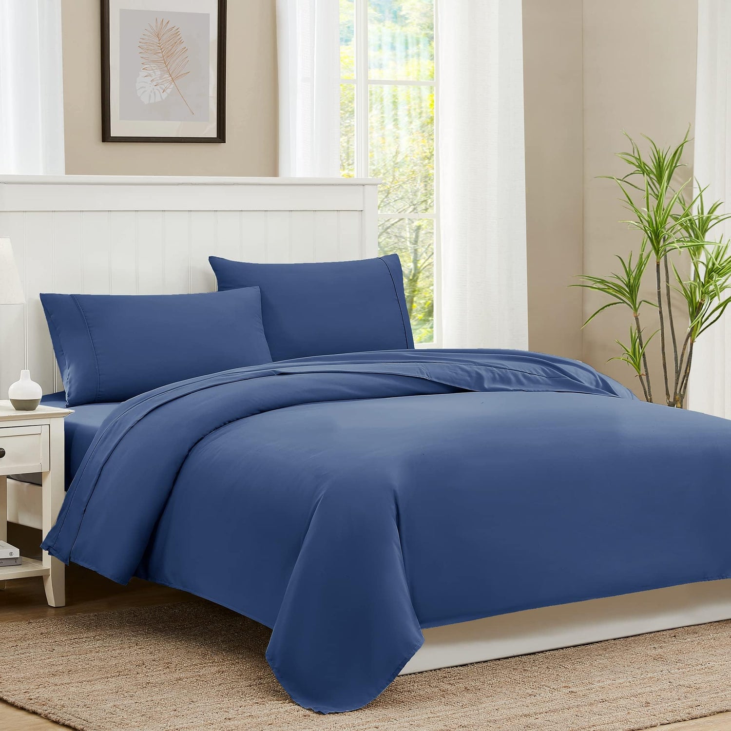 4-Piece Essential Sheet Set - Navy image 6